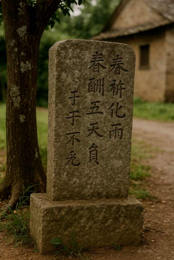 村头石碑上的断句：不是史书，却比史书更动人