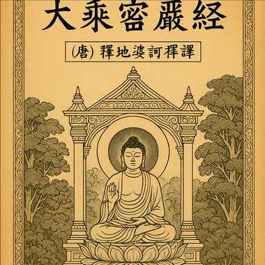 【 大乘密严经 】 (唐)释地婆诃罗译
