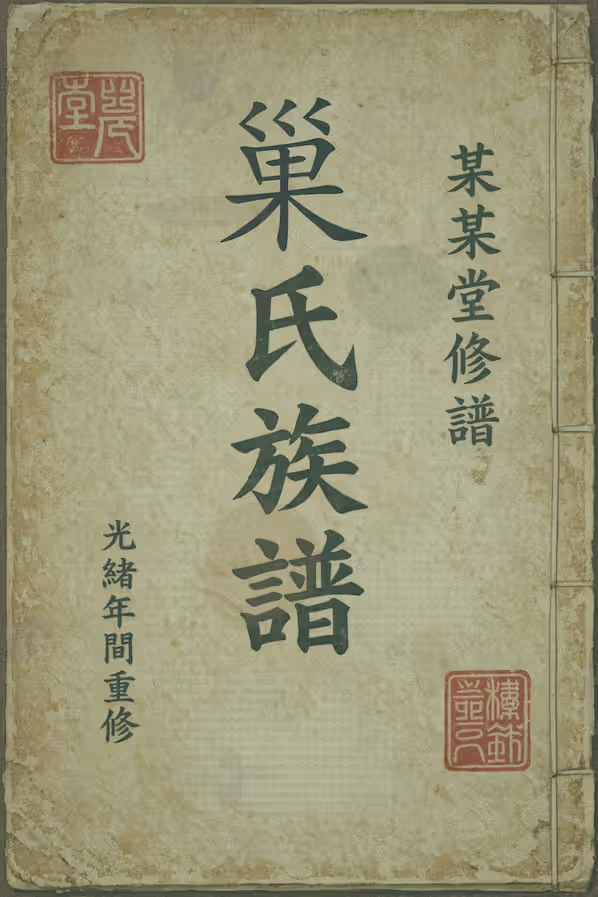 巢氏家谱 [123卷] 2.63 GB 全集