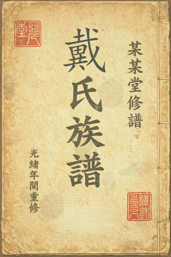 戴氏家谱 [1908 卷] 76.35 GB 全集