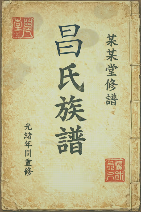 昌氏家谱 [45卷] 1.68 GB 全集