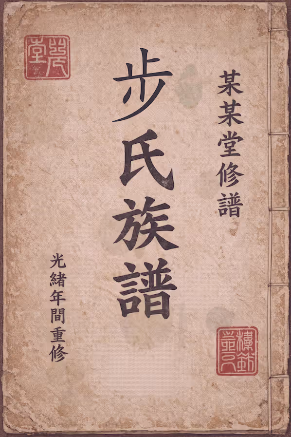 步氏家谱 [3卷] 34.48 MB 全集