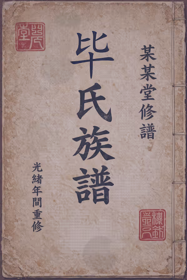 毕氏家谱 [350 卷] 8.76 GB 全集