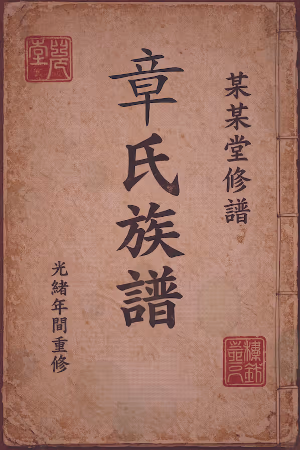 章氏家谱 [1866 卷] 69.33 GB 全集