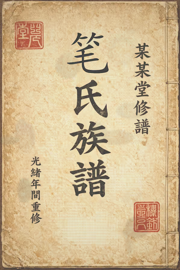 笔氏家谱 [31卷] 446.23 MB 全集