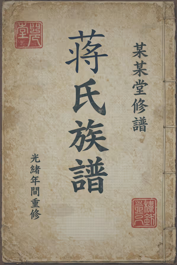 蒋氏家谱 [2564 卷] 101.83 GB 全集