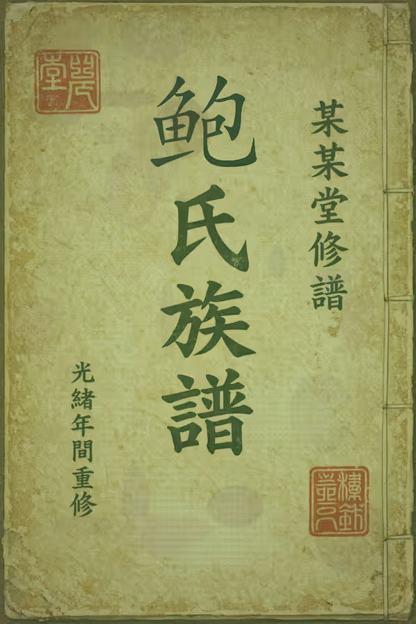 鲍氏家谱 [521 卷] 17.17 GB 全集